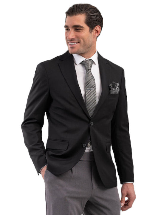 Vittorio Artist Men's Suit Jacket Black