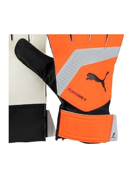 PUMA One Grip 4 Adults Goalkeeper Gloves Orange