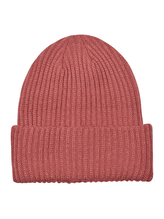 Beanie Frauen Beanie Gestrickt in Rosa Farbe