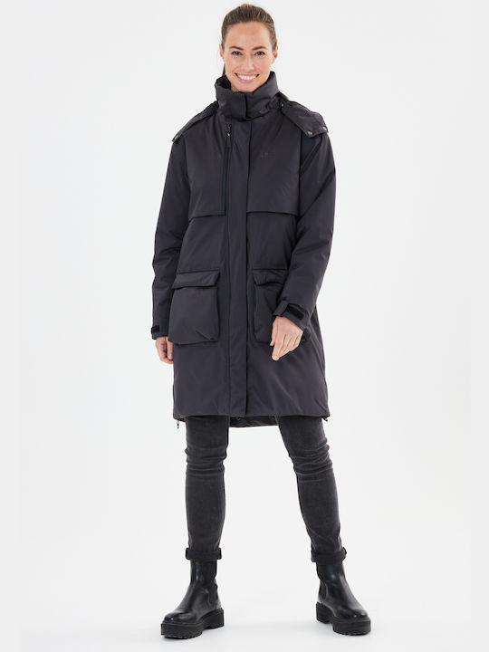 Whistler Kurz Damen Parka Jacke Μαύρο.