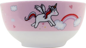 Cryspo Trio Σετ Φαγητού Unicorn από Πορσελάνη Πολύχρωμο 6τμχ