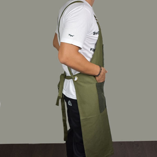 Tips Apron Full Body Khaki