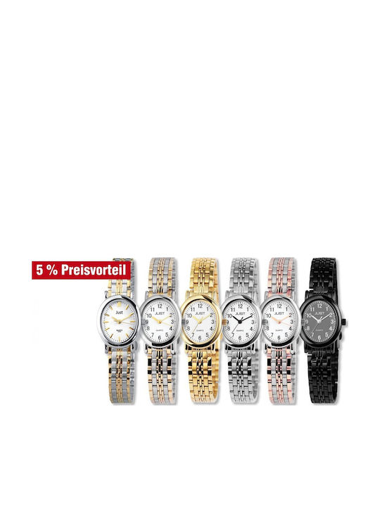 Just Watch Women's Watch with Silver Metal Bracelet