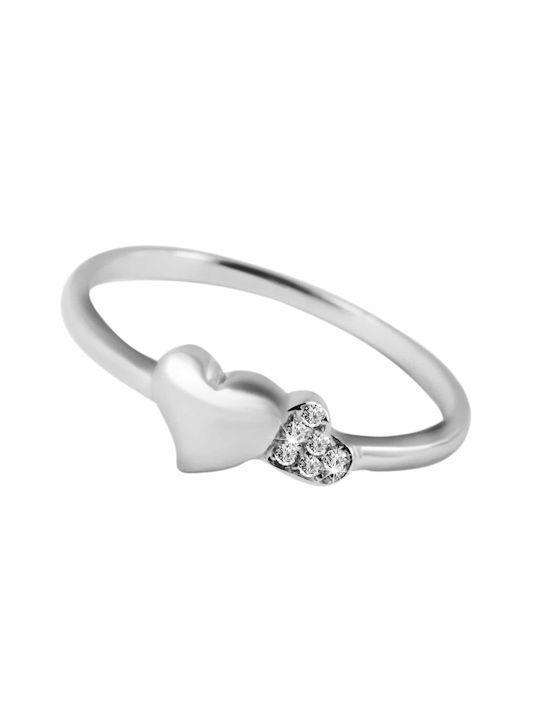 Akzent Women's Silver Ring with Zircon