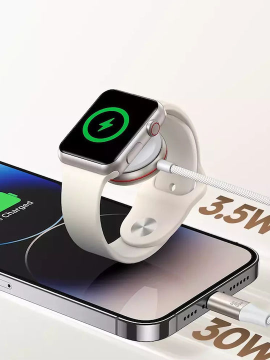 Joyroom Wearable Charger Apple Watch Whiteς