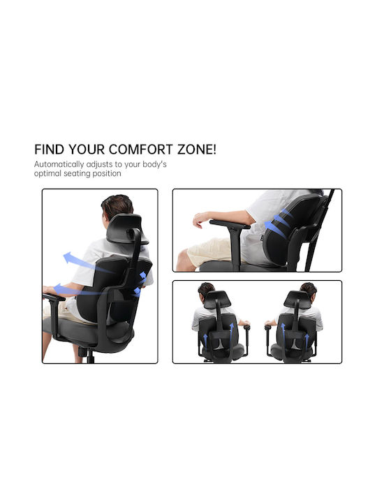 Eureka Ergonomic Office Chair With Grey Arms