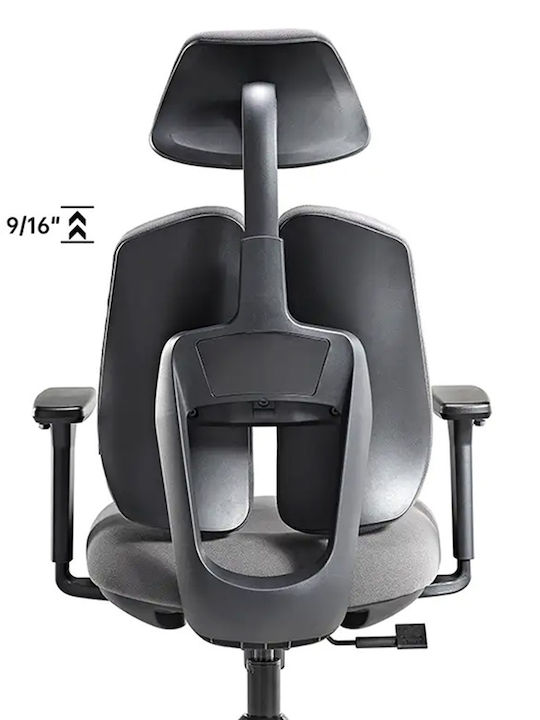 Eureka Ergonomic Office Chair With Grey Arms