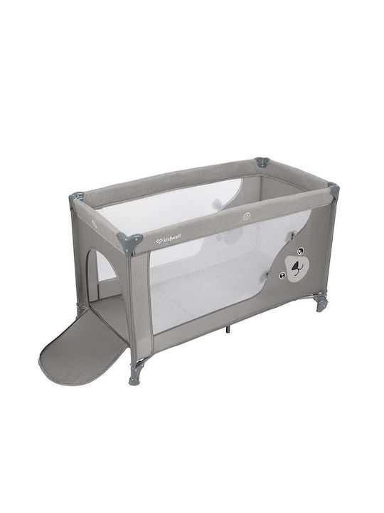 Kidwell Laufstall 2 Ebenen mit Matratze Gray 125x69cm