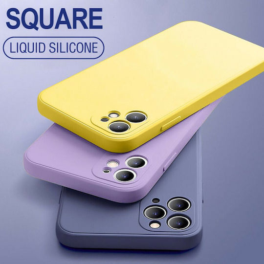 Bodycell Square Liquid Back Cover Σιλικόνης Light Violet (OnePlus 8 Pro)