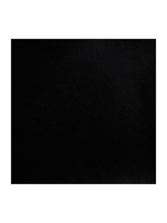 Barrel Armchair from Leatherette Black 70x56x68cm