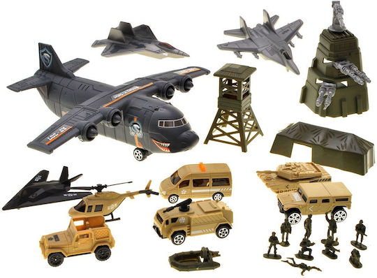 Jokomisiada Military Base Set Avionașe pentru 3++ Ani