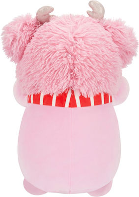 Jazwares Plüsch Squishmallows Hugmees Weihnachten Brina der rosa Bigfoot 25 cm für 3+ Jahre