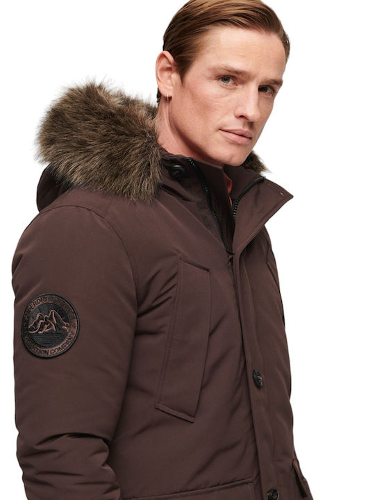 Superdry Everest Яке Парка Кафяв