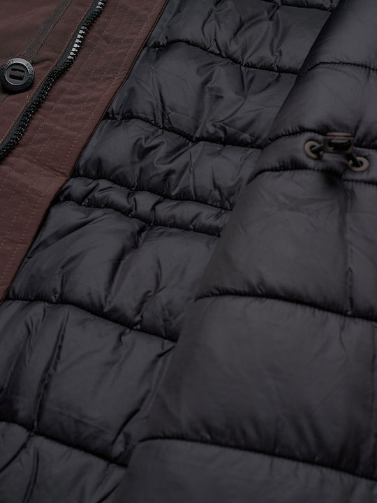 Everest Winter Jacket Parka Brown