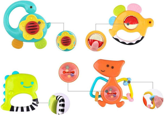Hola Toys Σετ Κουδουνίστρες για 3+ Μηνών