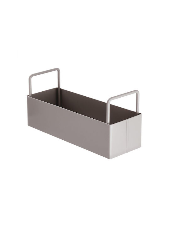 Butlers Sideline Box Allgemeine Verwendung mit Deckel Metallisch Rosa 9x25cm