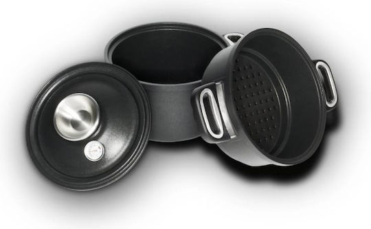 AMT Gastroguss 1220 Tiefer Topf aus Aluminium 20cm