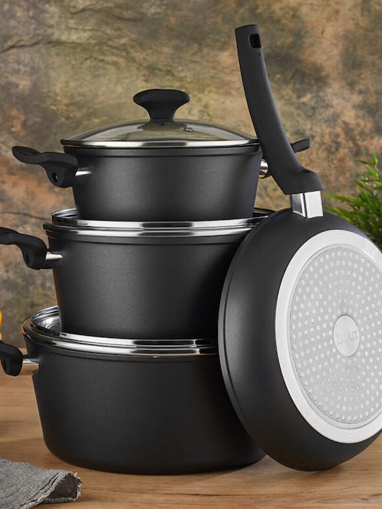 Zilan Cookware Set From Aluminum With Non-stick Coating 4pcs
