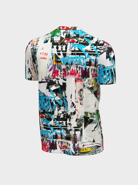 Luanvi Men's Athletic T-shirt Short Sleeve Multicolour