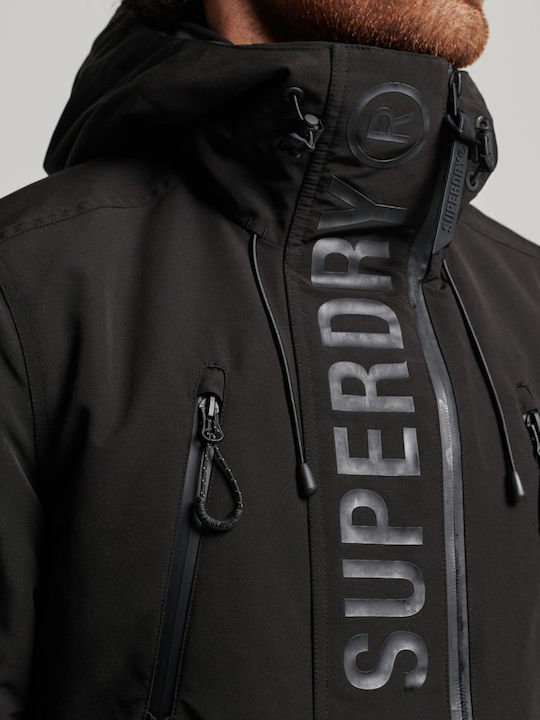 Winter Jacket Windproof Black