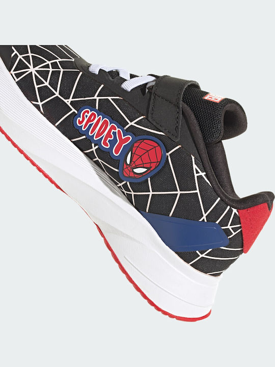 Duramo Duramo Spider-man Kids Sports Shoes Running with Hoop & Loop Closure Black