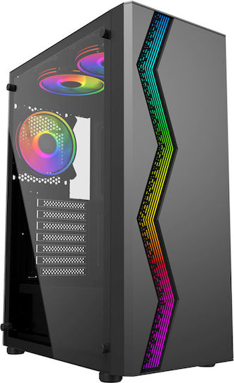 U-Case NovaCore Desktop PC (Ryzen 5-5600G/8GB DDR4/512GB SSD/W11 Home) Black