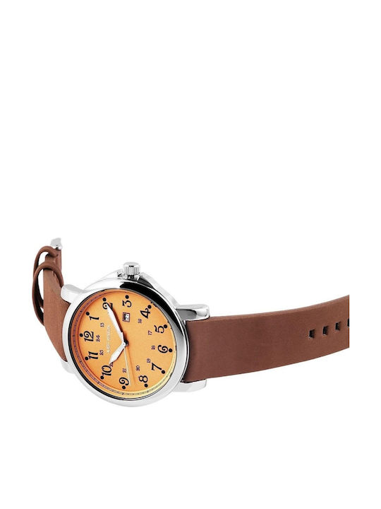 Just Watch Uhr Batterie mit Lederarmband