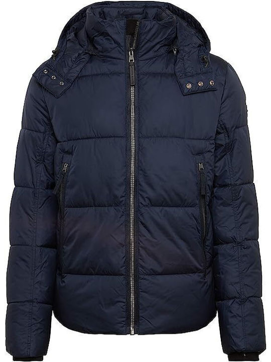 Tom Tailor Herren Winter Jacke Puffer Marineblau