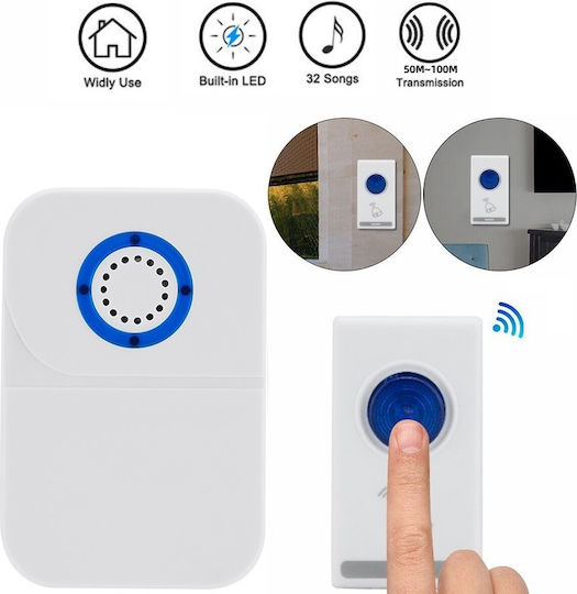 Wireless Door Bell White