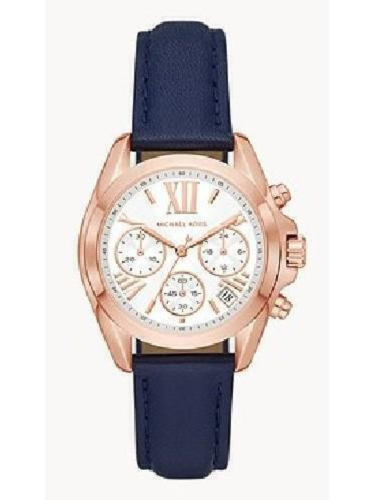 Michael Kors Bradshaw Мъжки Часовник На Батерия с Кожена Каишка Michael Kors Bradshaw Мъжки Часовник На Батерия с Кожена Каишка