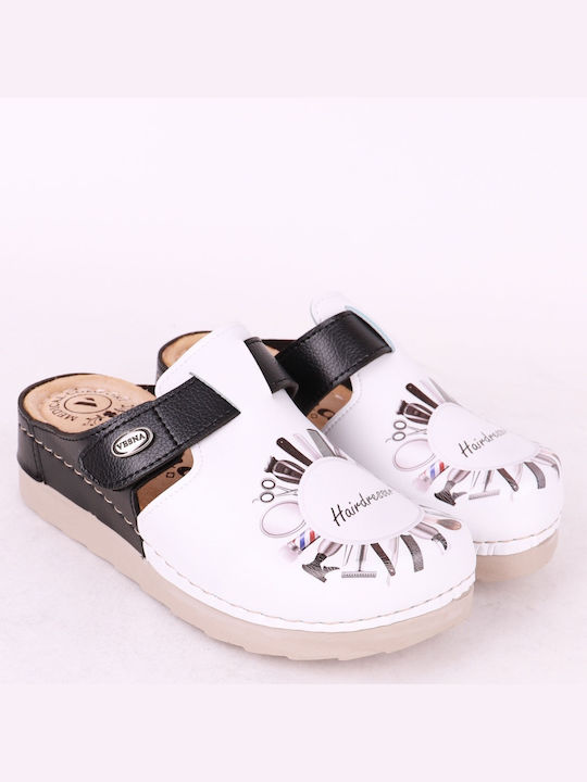 Comfort Way Shoes Anatomic Clogs White