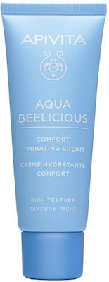 Apivita Aqua Beelicious Rich 24h Moisturizing Gel Face with Hyaluronic Acid & Aloe Vera 40ml