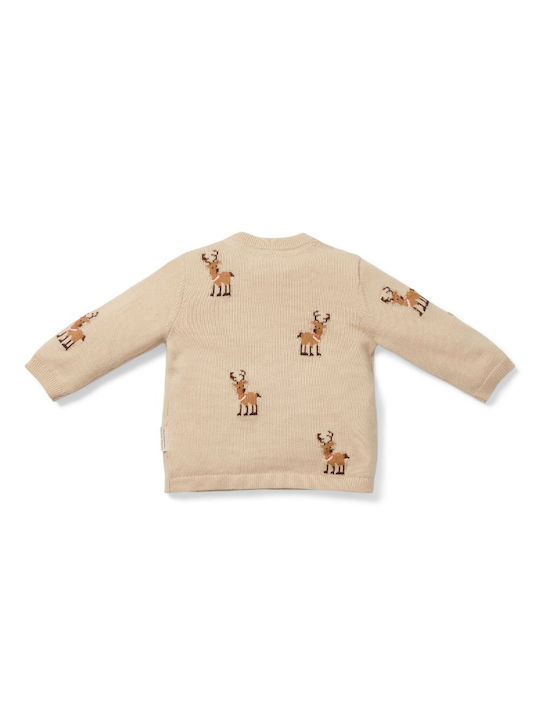 Little Dutch Kids Sweater Long Sleeve Beige