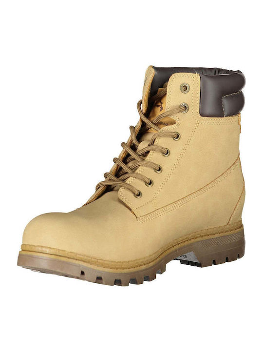 Beige Herrenstiefel