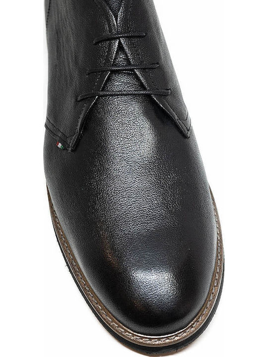 Leather Black Men's Boots