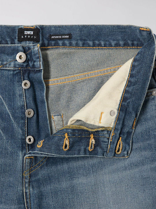 Herren Jeanshose mit Slim Verjüngt Passform Blau