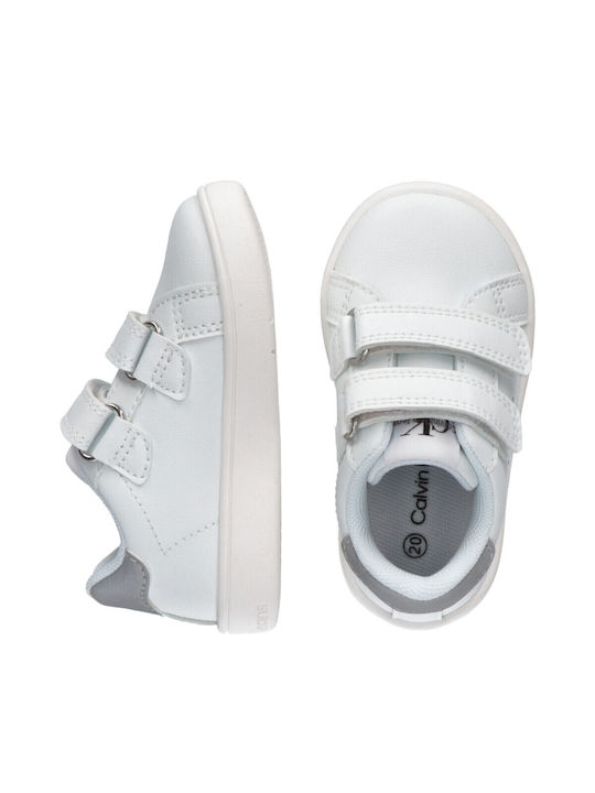 Παιδικά Sneakers με Σκρατς Λευκά