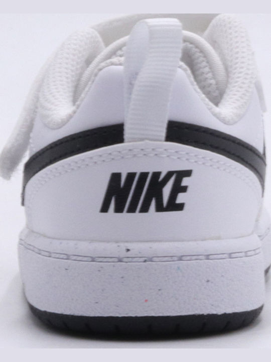 Court Borough Παιδικά Sneakers με Σκρατς Λευκά DV5458-104