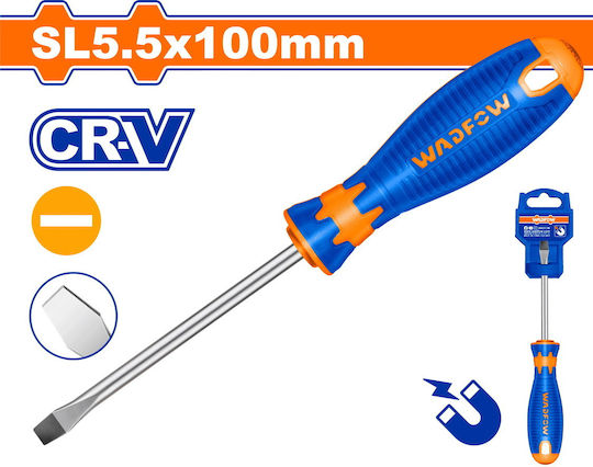 Wadfow Screwdriver Straight Size 5.5x100mm