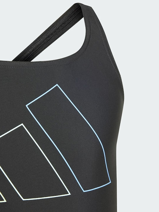 adidas Performance Big Bars Παιδικό Μαγιό Ολόσωμο Μαύρο