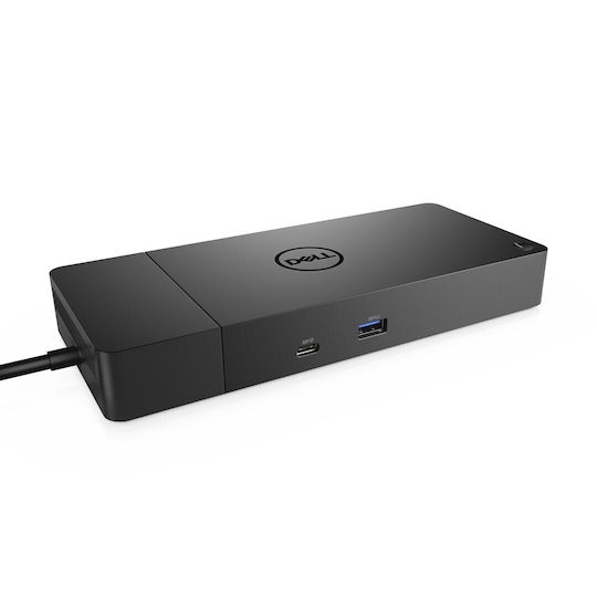 Dell WD19S 130W USB-C Docking Station με HDMI/DisplayPort 4K PD Ethernet και σύνδεση 3 Οθονών Μαύρο