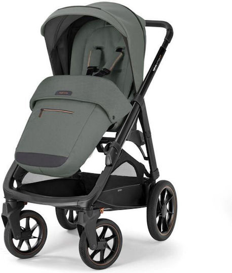 Inglesina Aptica XT Quattro Darwin Infant Recline Adjustable 3 in 1 Baby Stroller Suitable for Newborn Taiga Green 12.6kg