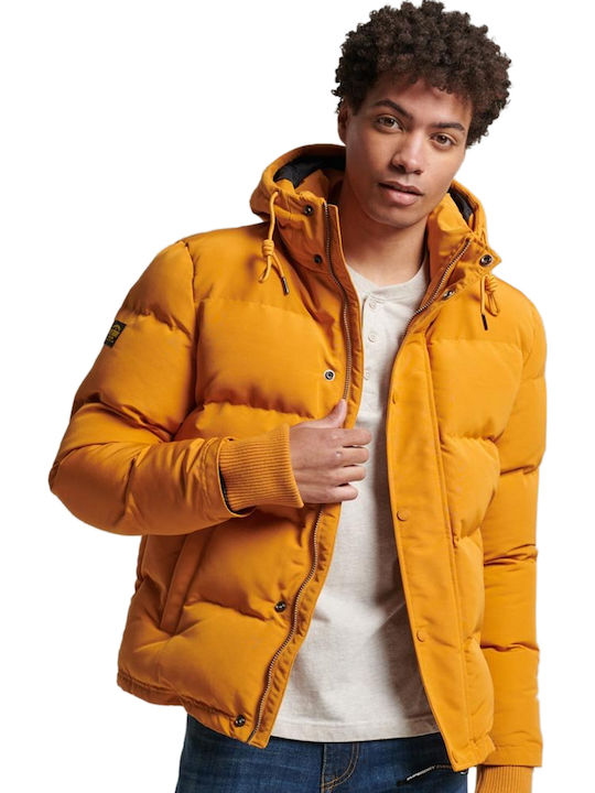 Everest Short Winter Jacket Puffer Yellow