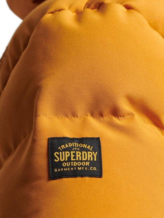 Everest Short Winter Jacket Puffer Yellow