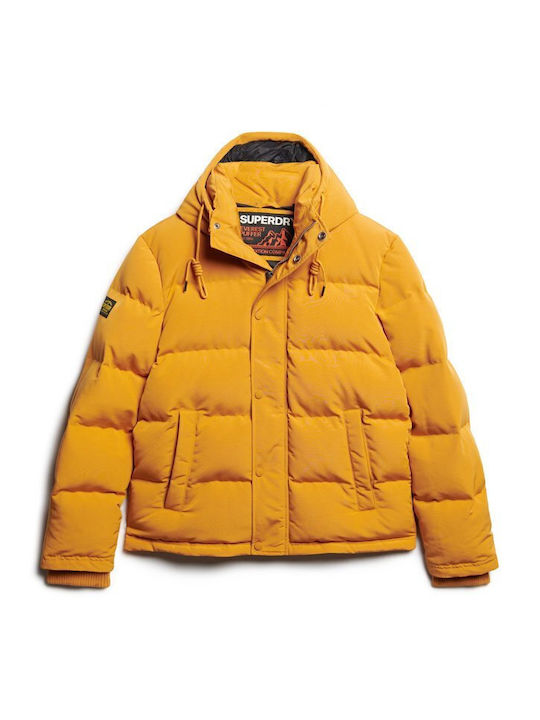 Everest Short Winter Jacket Puffer Yellow