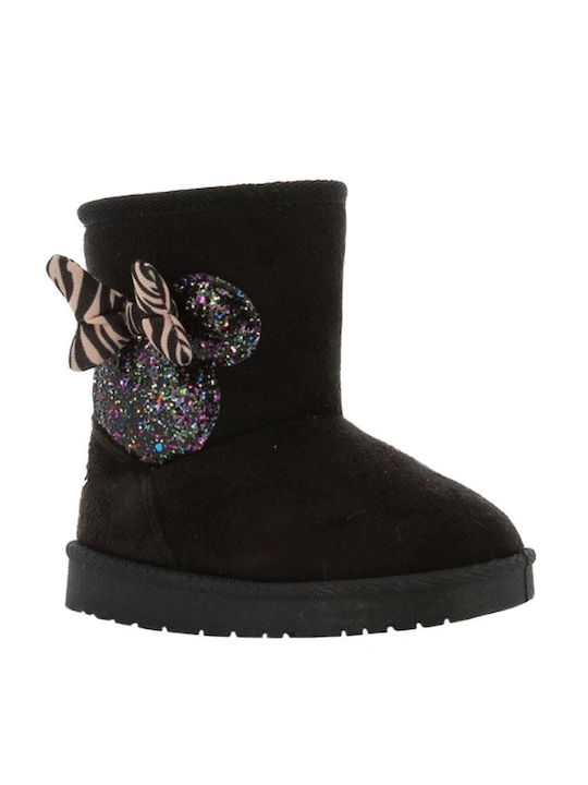 Minnie Mouse Kids Boots Black