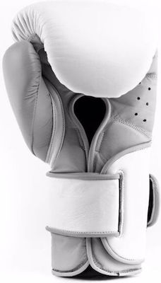 Everlast Powerlock 2 Boxhandschuhe aus Leder Weiß