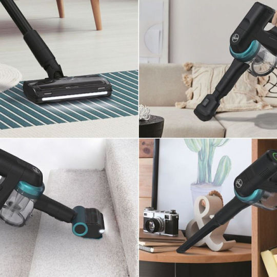 Hoover H-Free HF410P 011 Επαναφορτιζόμενη Σκούπα 2 σε 1 Stick & Χειρός 25.2V Μαύρη