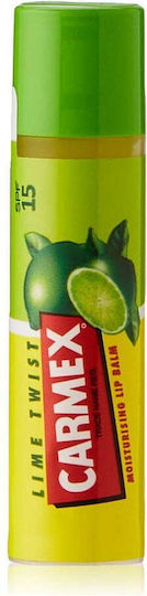 Carmex Moisturising Lip Balm SPF15 Lime Twist 4.25gr