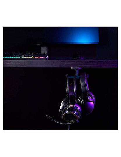 Glorious Trident Desk Mounted Headphone Stand Black